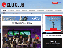 Tablet Screenshot of cdoclub.com